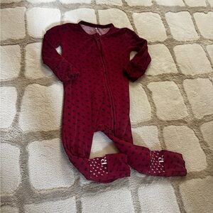 Posh Peanut x American Girl 6-9 months One-Piece Zipper Convertible Feet Pajamas